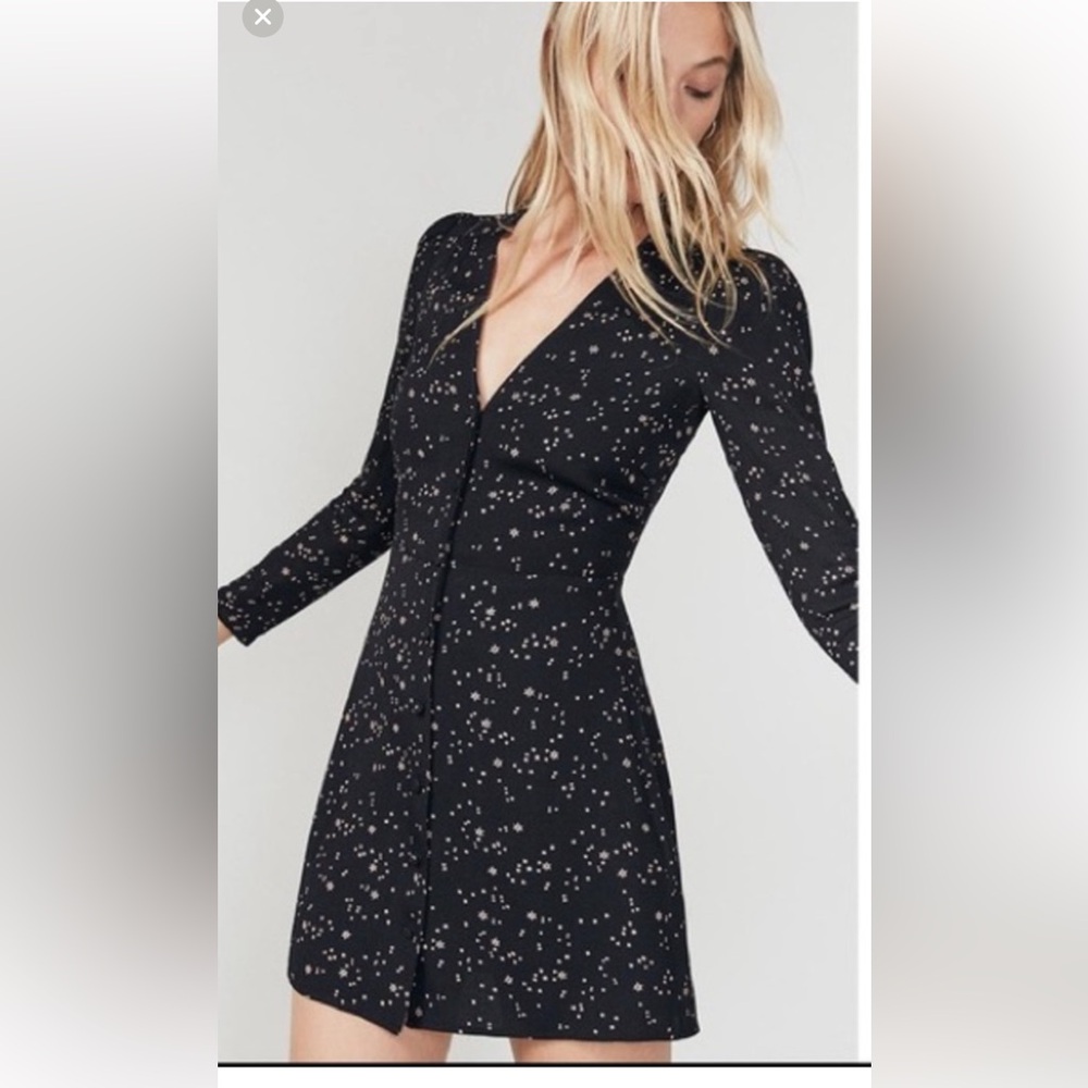 Reformation Courtney Dress Galatica print